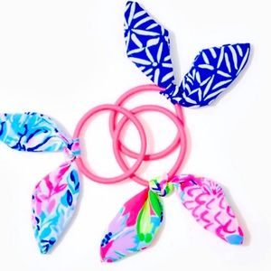 Lilly Pulitzer Hair Ties- Set of 3-  Brand New